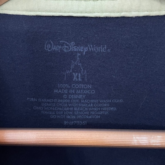 Walt Disney World Mickey Mouse Vintage Graphic Tee Plaid Flannel Long Sleeve Top - Picture 5 of 5